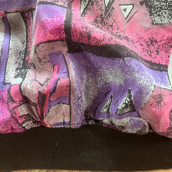 Vintage Hence Abstract Silk Bomber Jacket - Picture 13 of 16